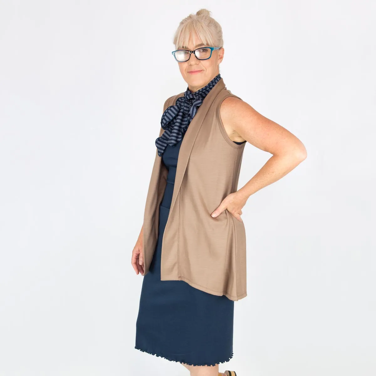 #540 Short Swing Merino Vest