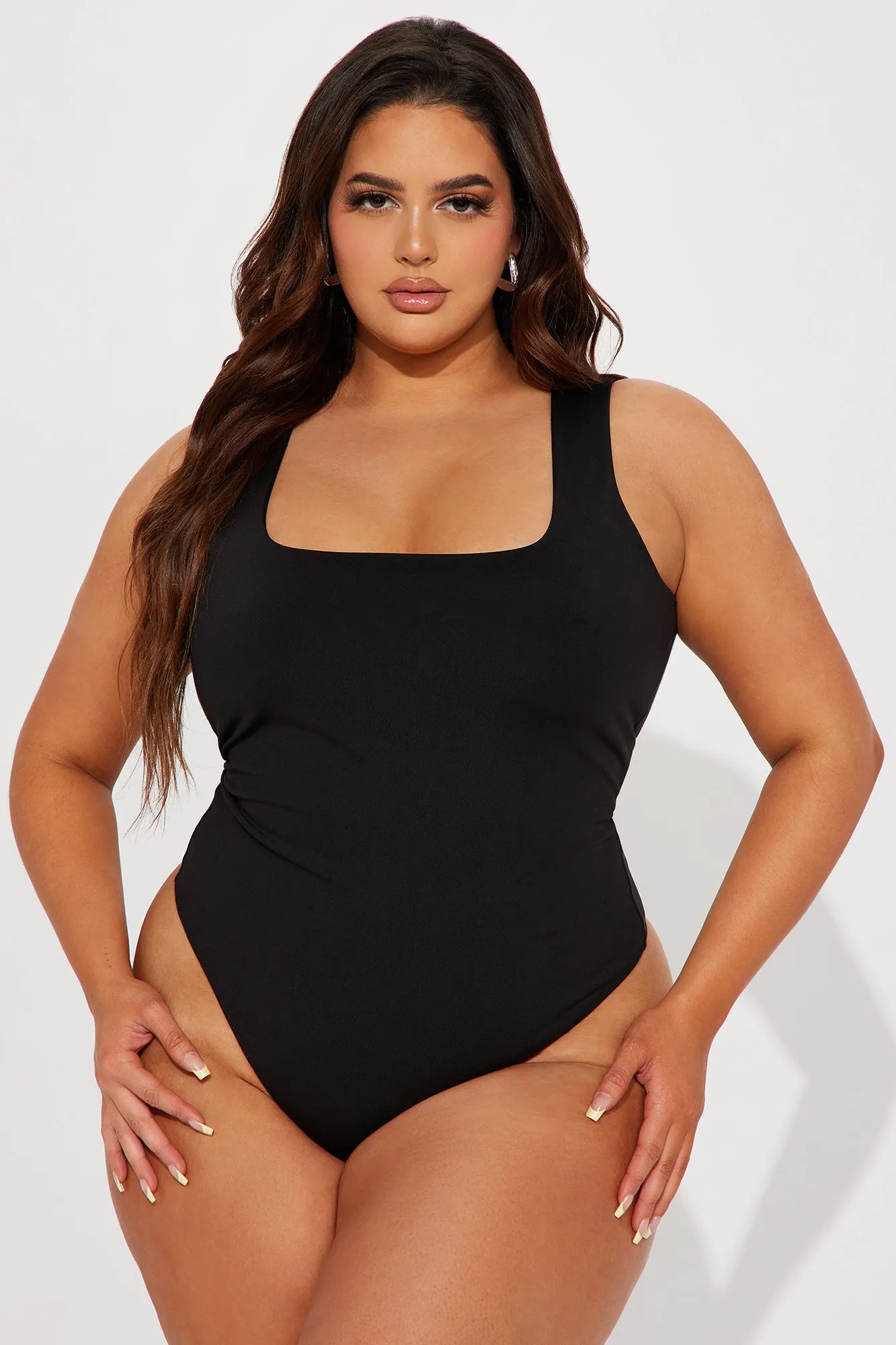 Adriana Smooth Fit Bodysuit - Black