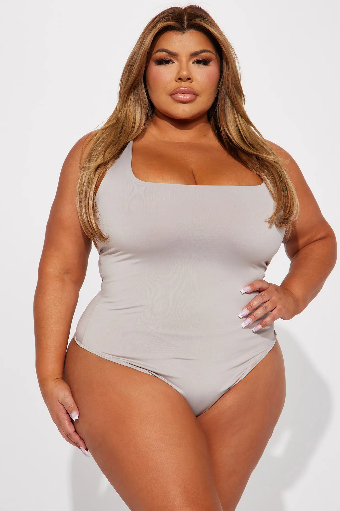 Adriana Smooth Fit Bodysuit - Taupe