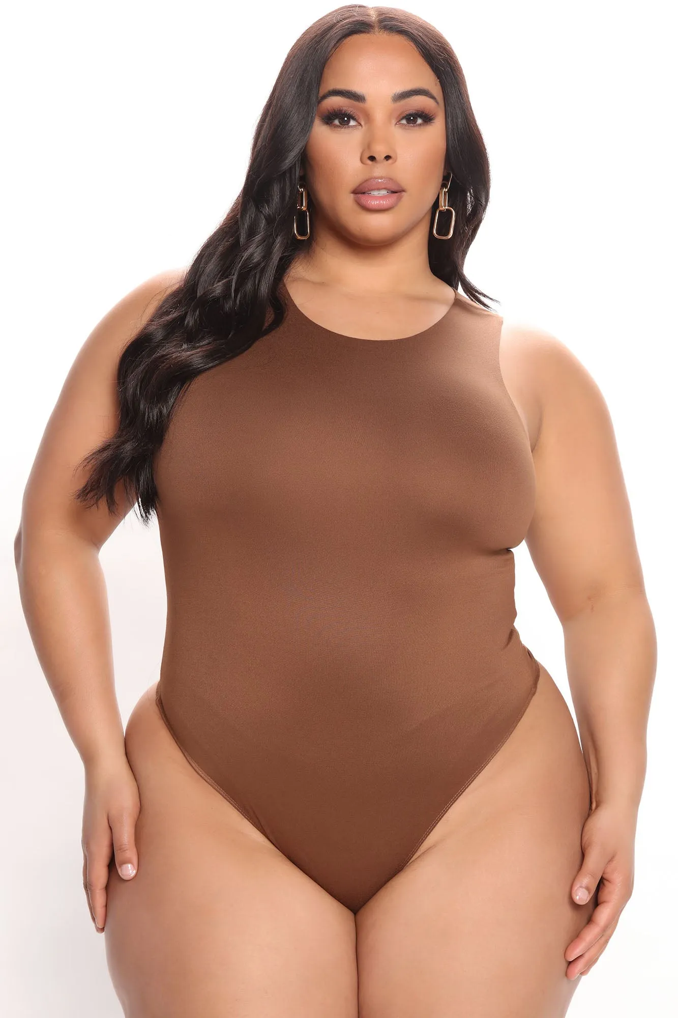 Aimee Double Lined Bodysuit - Coco