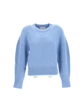 Alexander McQueen Cropped Crewneck Jumper