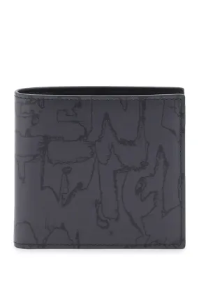 Alexander mcqueen graffiti bi-fold wallet