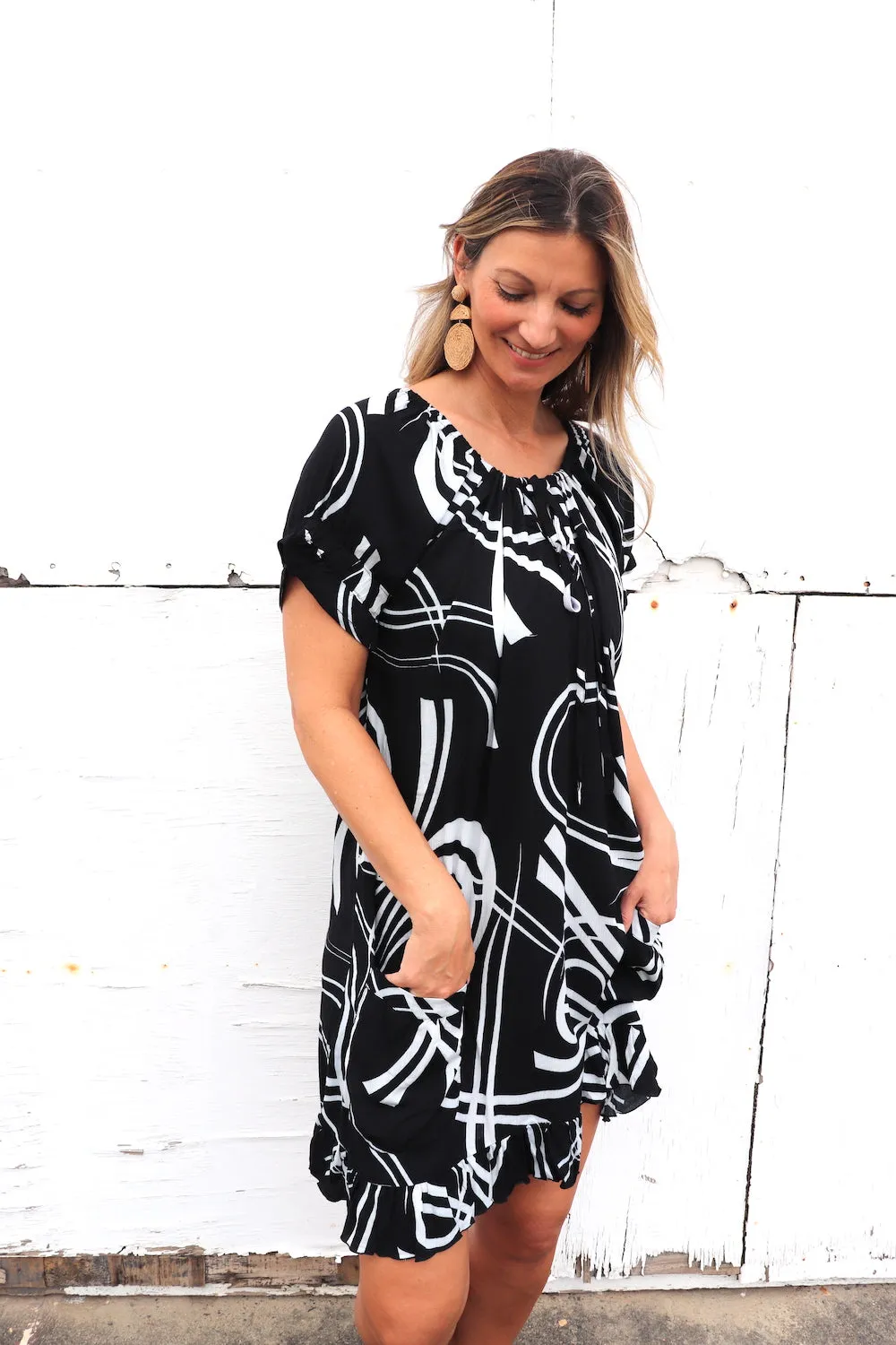 Aloha Dress In Swirl