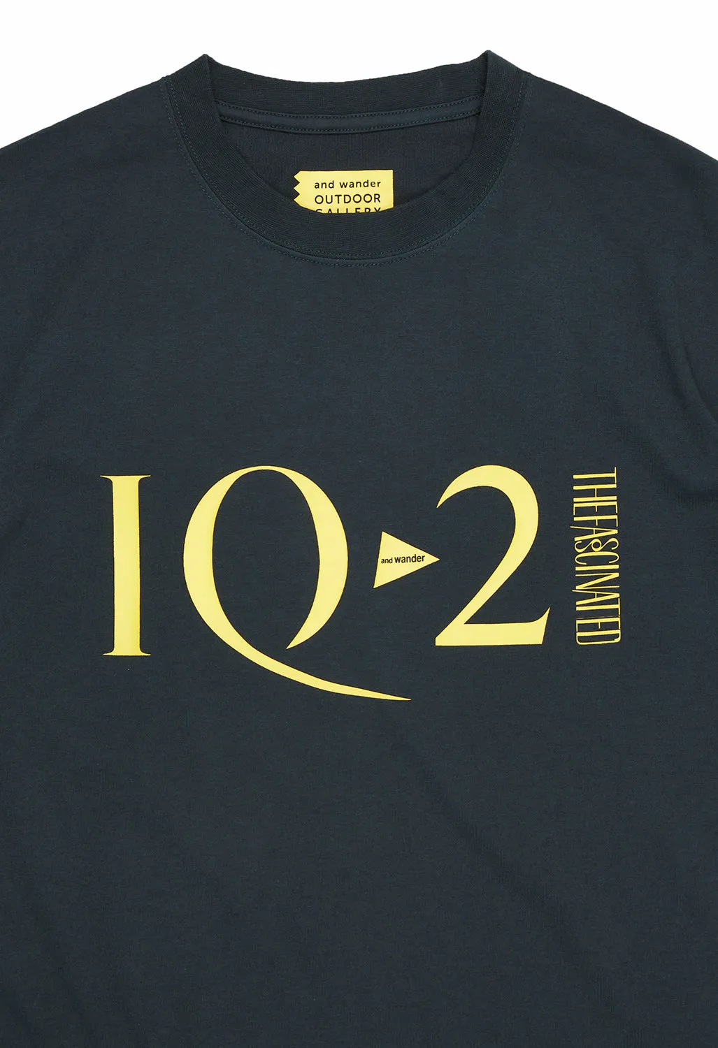 And Wander x The Fascinated Men's IQ-2 Tee - Black