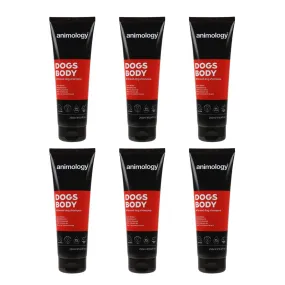 Animology Dogs Body Dog Shampoo 6 x 250ml