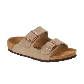 Arizona Kids Taupe Suede Leather