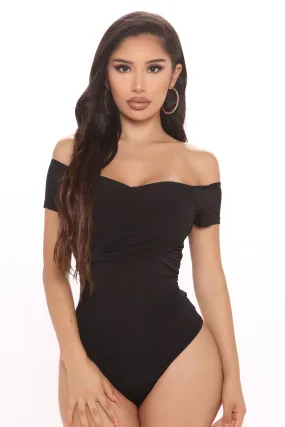 Because Of You Bodysuit - Black