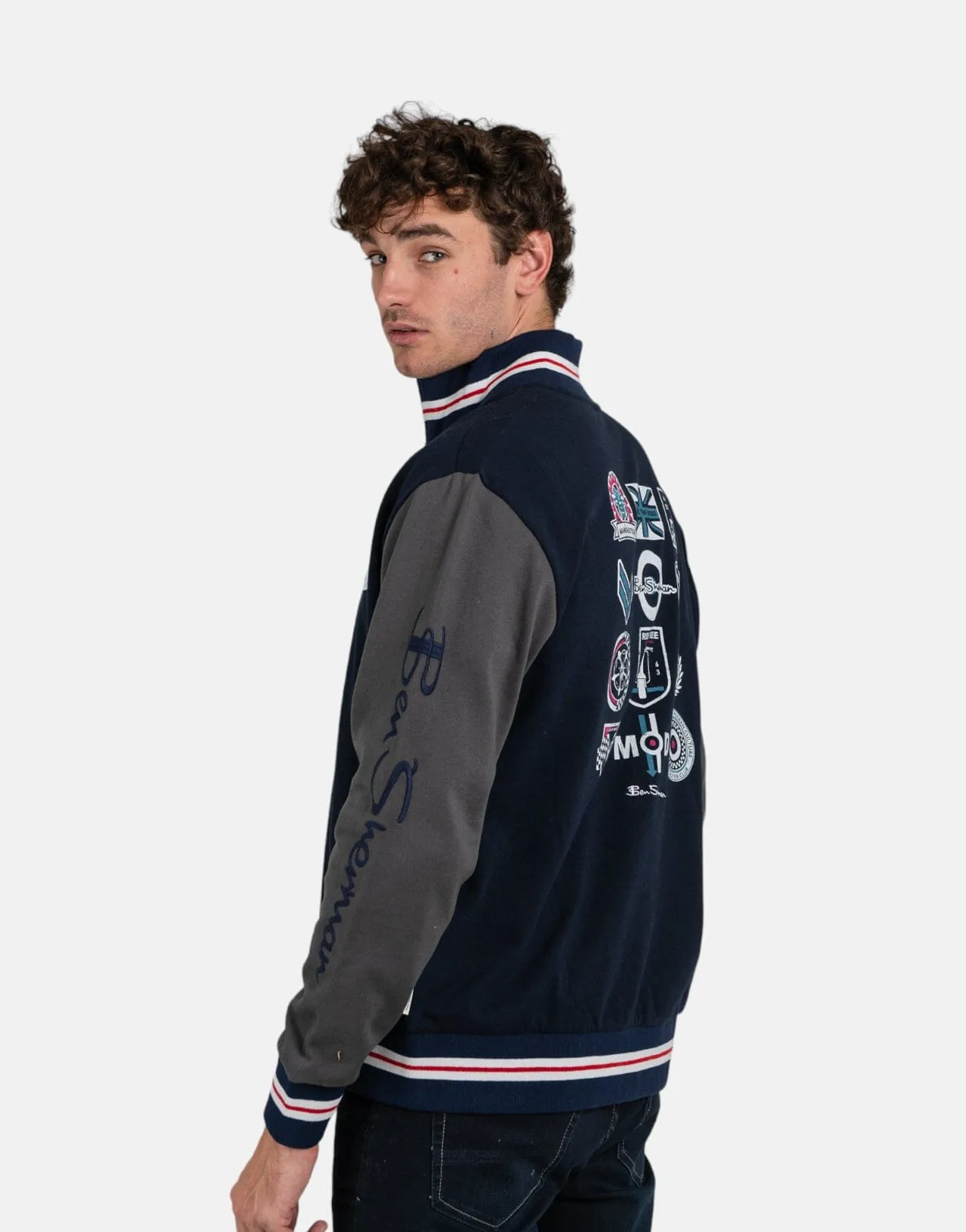 Ben Sherman Varsity Bomber Jacket NVM