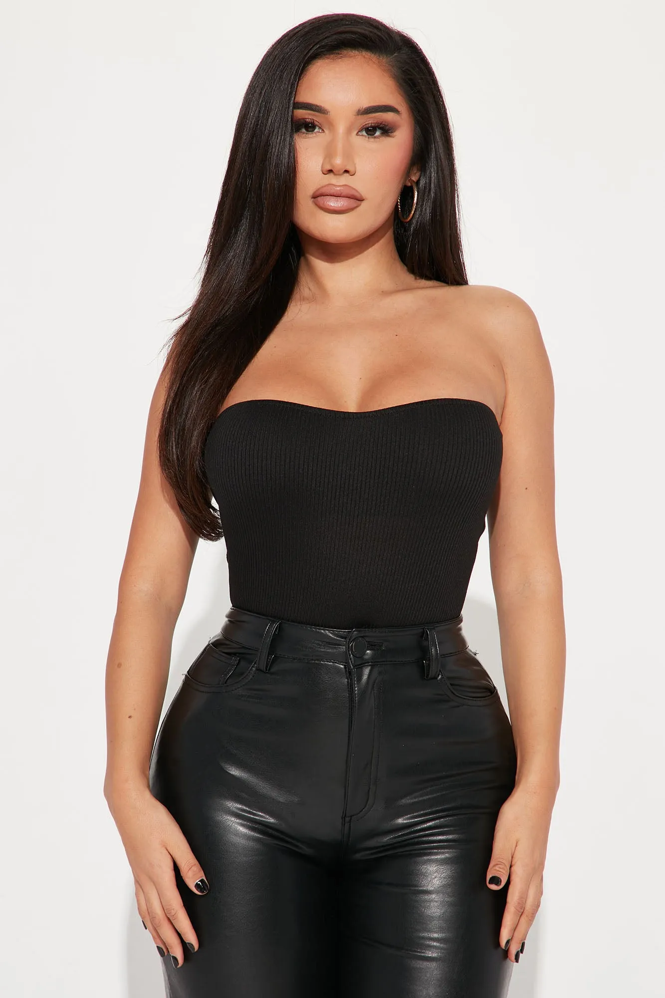 Best Love Interest Tube Bodysuit - Black