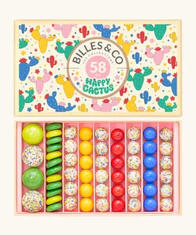 Billes & Co Happy Cactus Marbles Box - 58 Pack