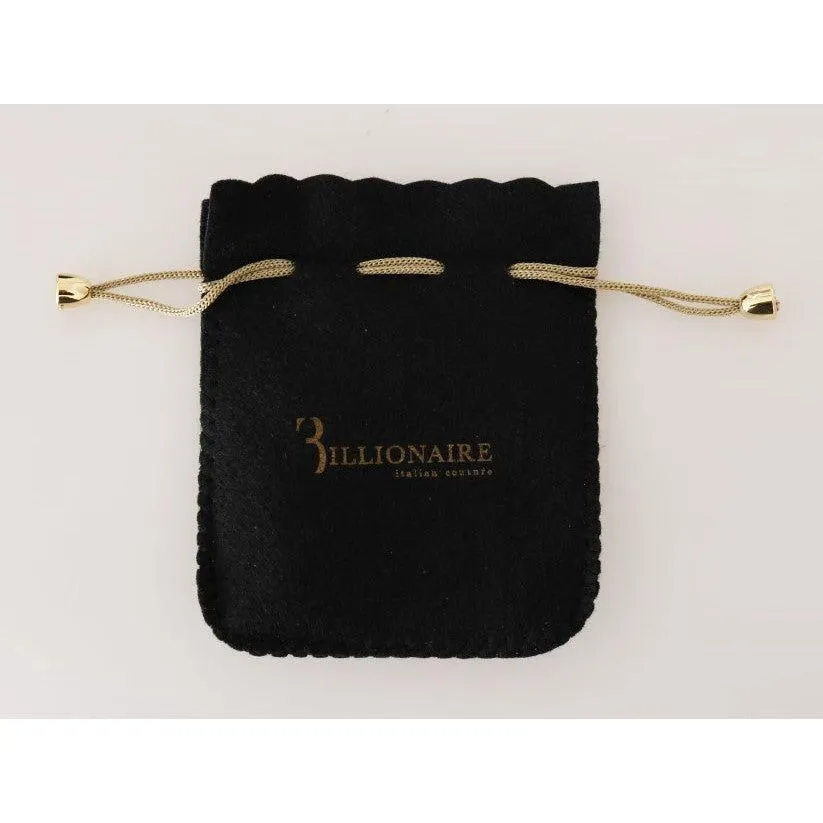 Billionaire Italian Couture Elegant Turtledove Leather Men's Wallet