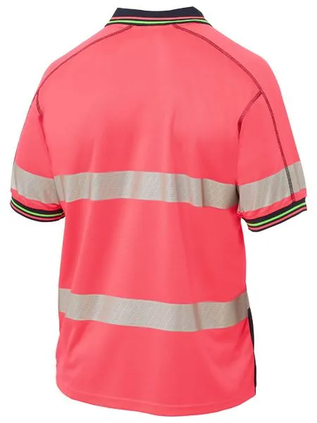 Bisley Taped Hi Vis Polyester Mesh Polo (BK1219T)