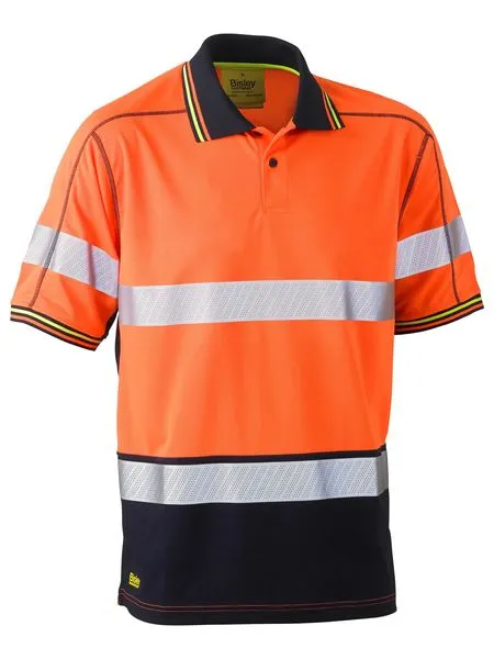 Bisley Taped Hi Vis Polyester Mesh Polo (BK1219T)