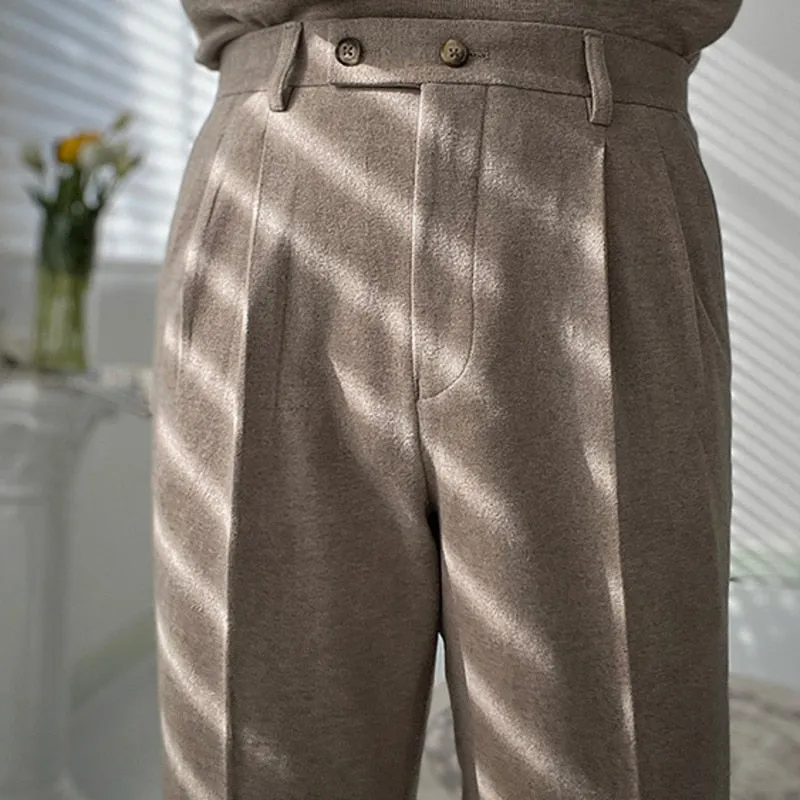 Black Taupe British Trouser