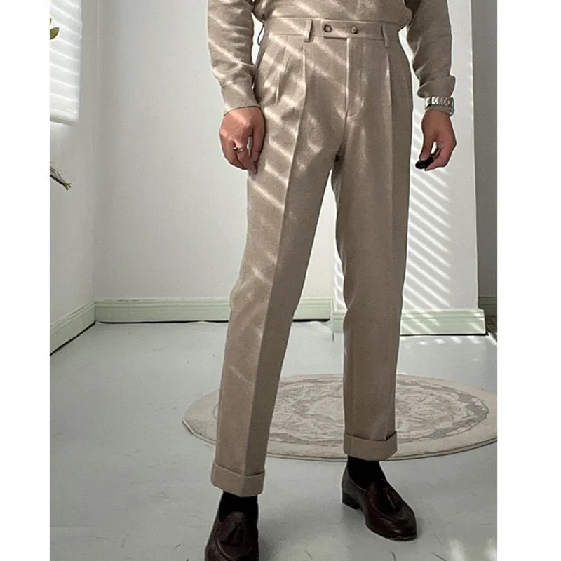 Black Taupe British Trouser