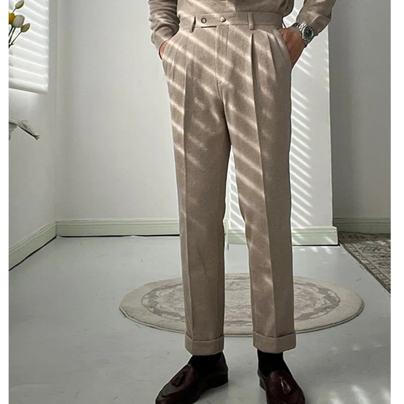 Black Taupe British Trouser