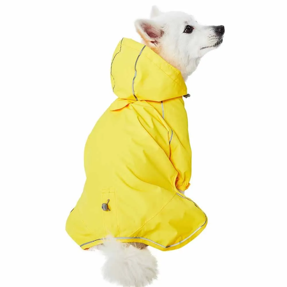 Blueberry Waterproof  Reflective Dog Raincoat with 2 Legs