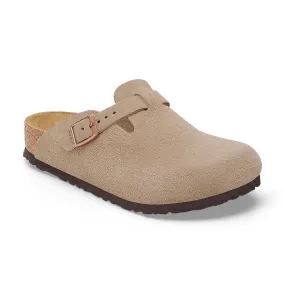 Boston Kids Taupe Suede Leather