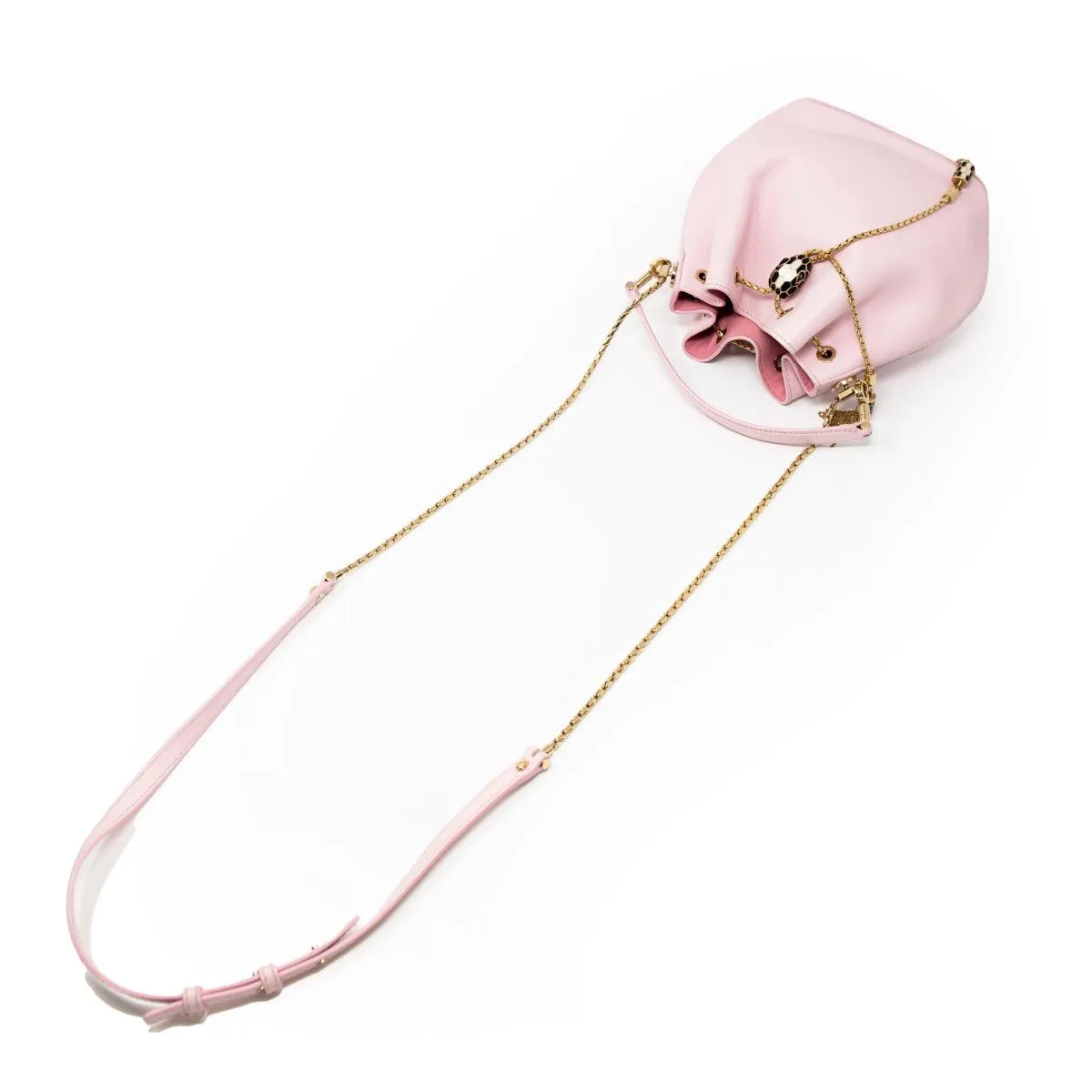 Bvlgari Pink Serpenti Forever Bucket Bag