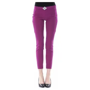 BYBLOS Purple Polyester Women Pants