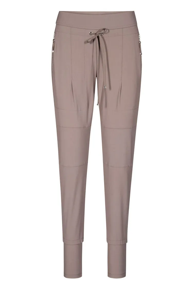 Candy Jersey Jogger in Taupe