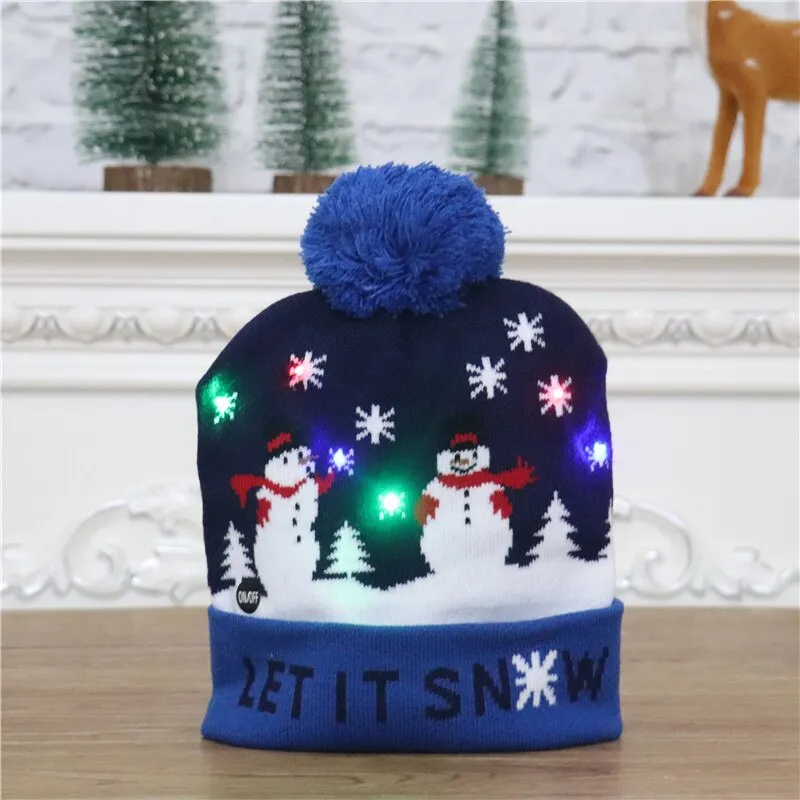 Cartoon Dinosaur Children Hat For Knitted Christmas Beanie Cap Warm Adult Headwear New Year Party Decoration Hats For Womens