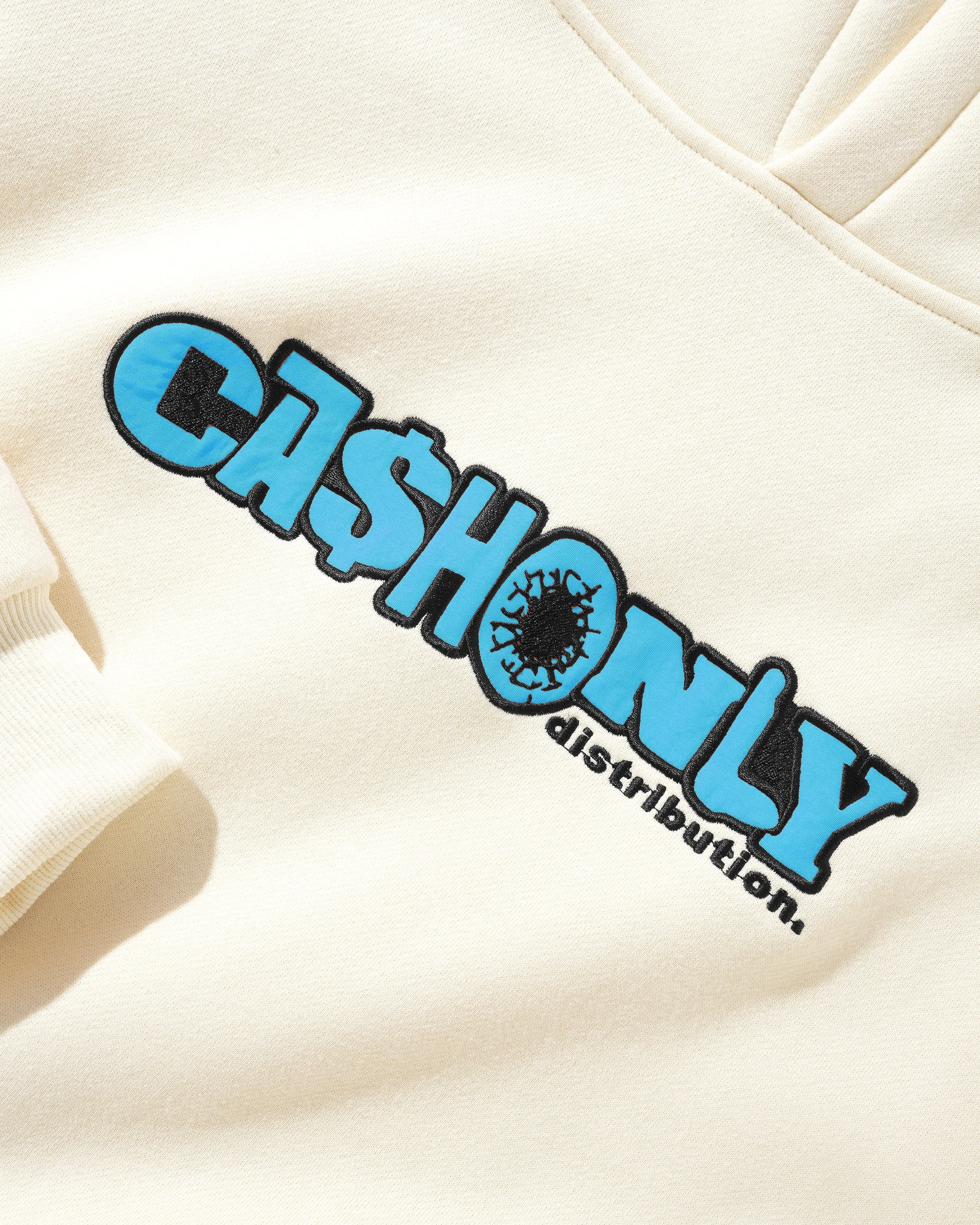 Cash Only Payday Pullover Hood Cream