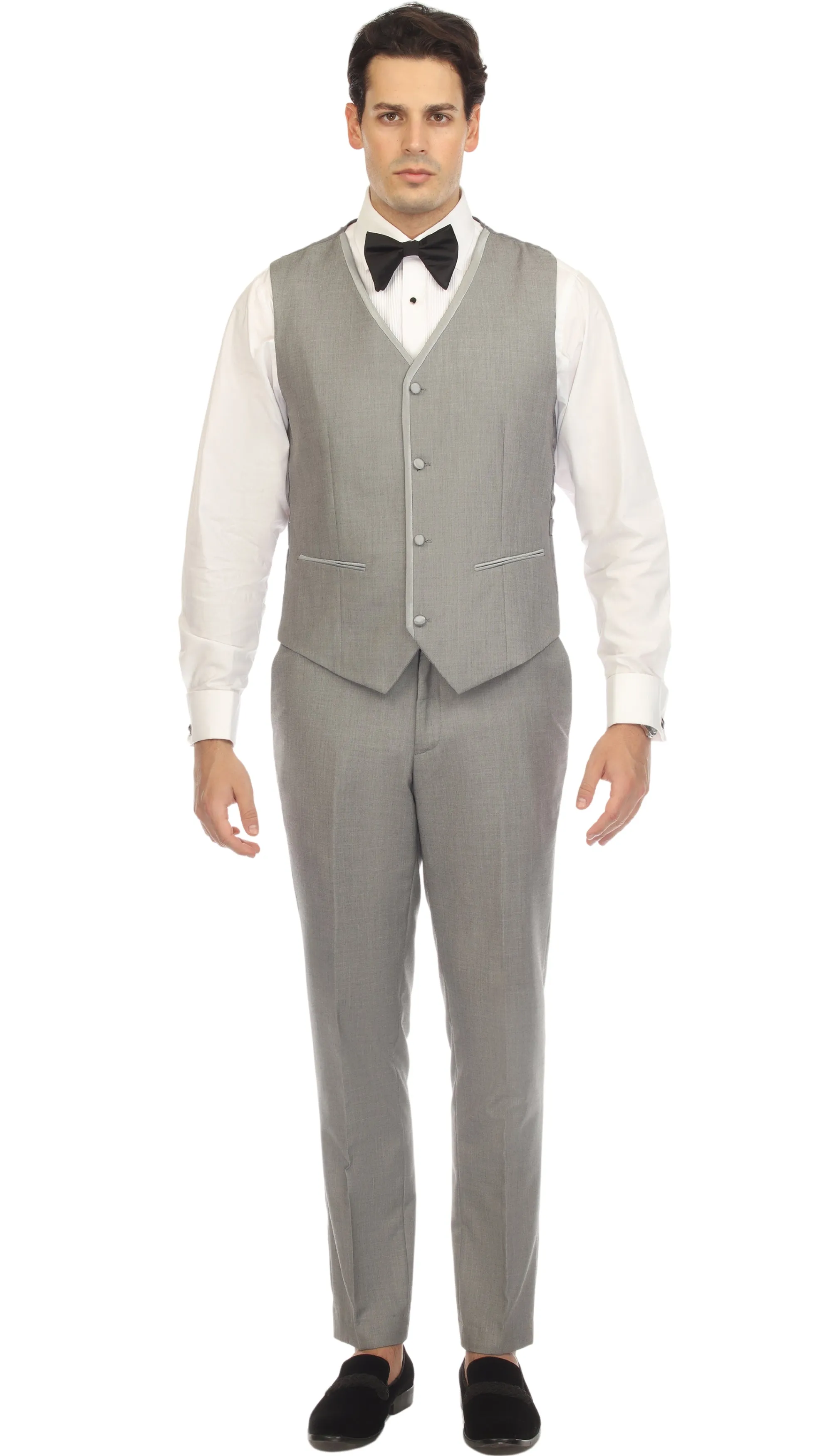 Celio Grey Slim Fit 3pc Tuxedo