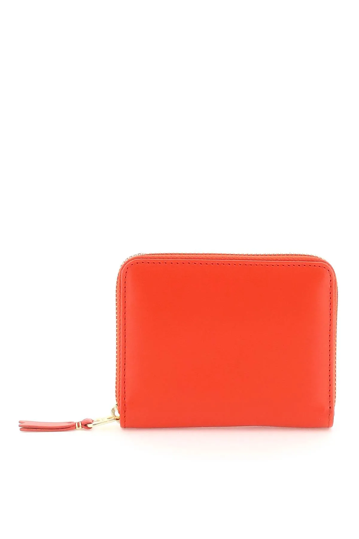 Comme des garcons wallet leather zip cardholder