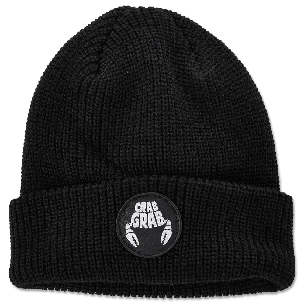 Crab Grab Circle Patch Beanie