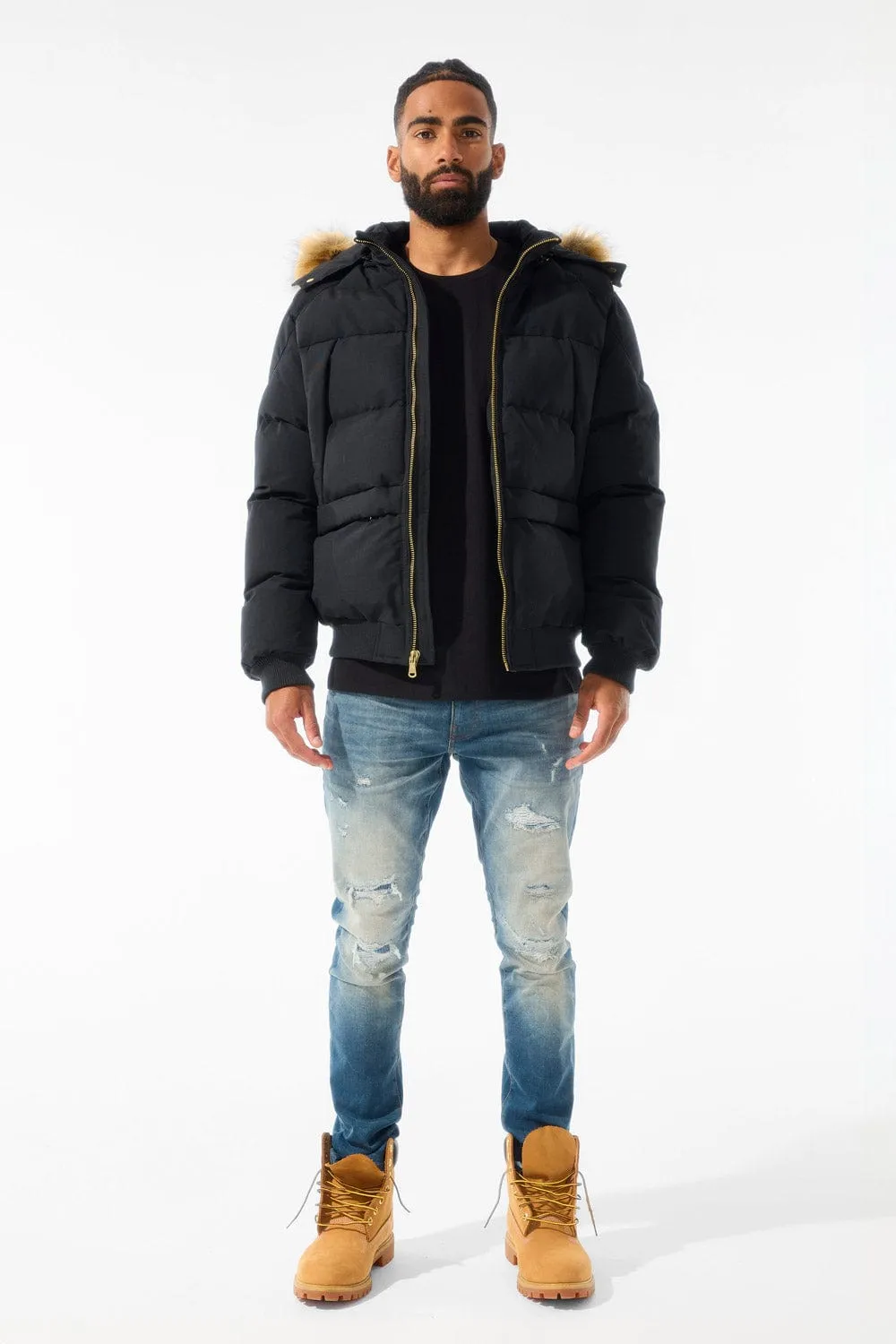 Cross Bay Bomber Jacket (Black)