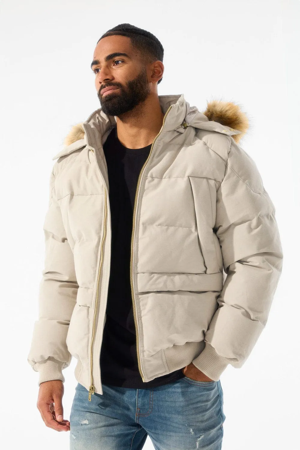 Cross Bay Bomber Jacket (Taupe)