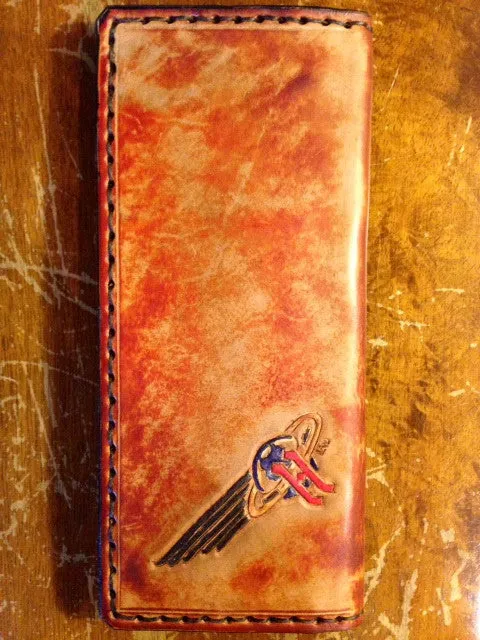 Custom Leather Tally Book (Hand-Tooled in Color)