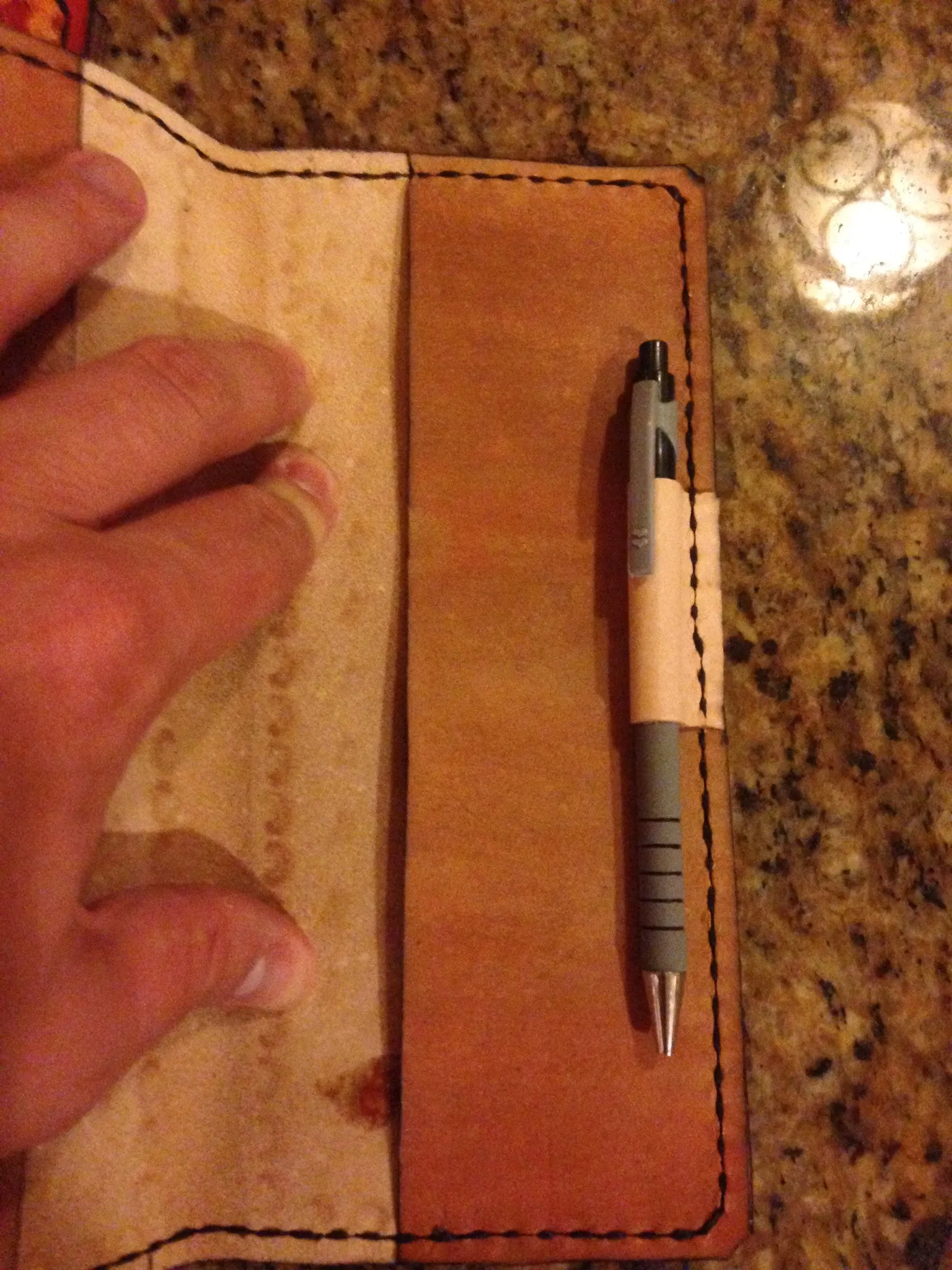 Custom Leather Tally Book (Hand-Tooled in Color)