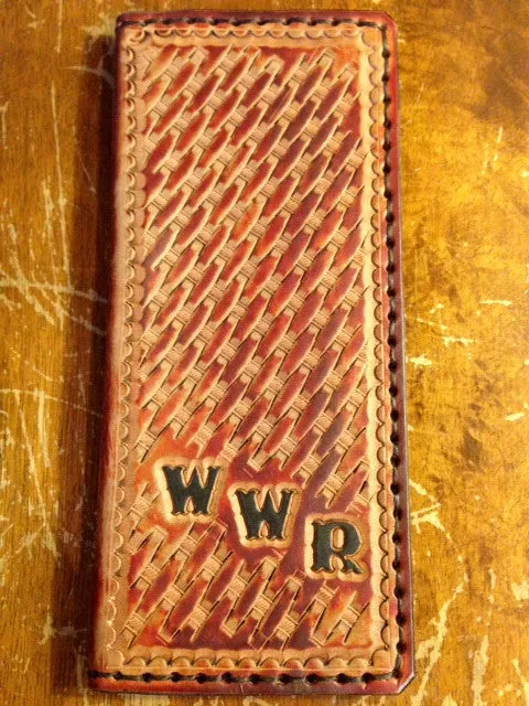 Custom Leather Tally Book (Hand-Tooled in Color)