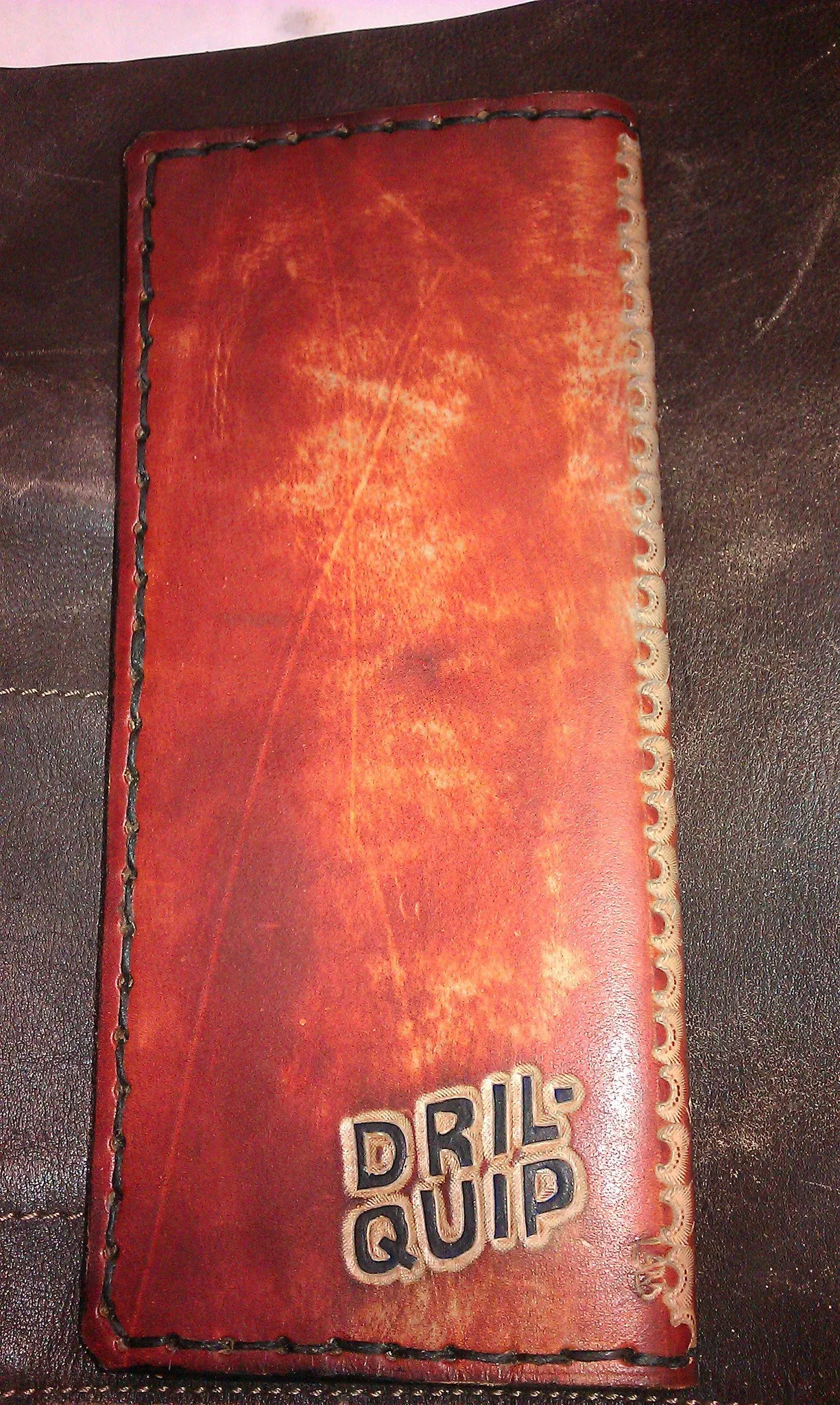 Custom Leather Tally Book (Hand-Tooled in Color)