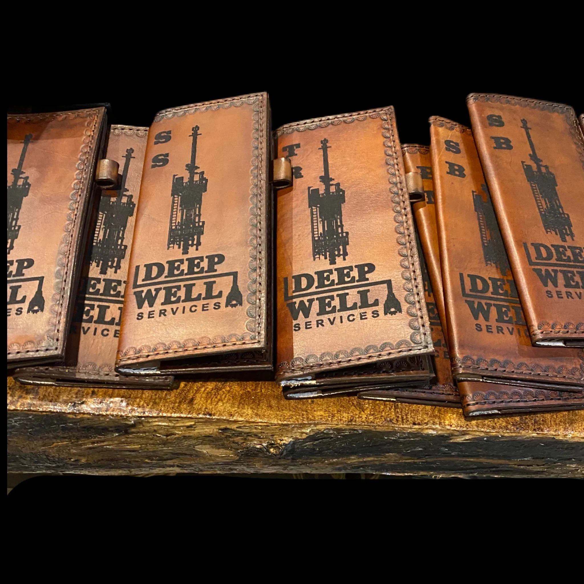 Custom Leather Tally Book (Hand-Tooled in Color)