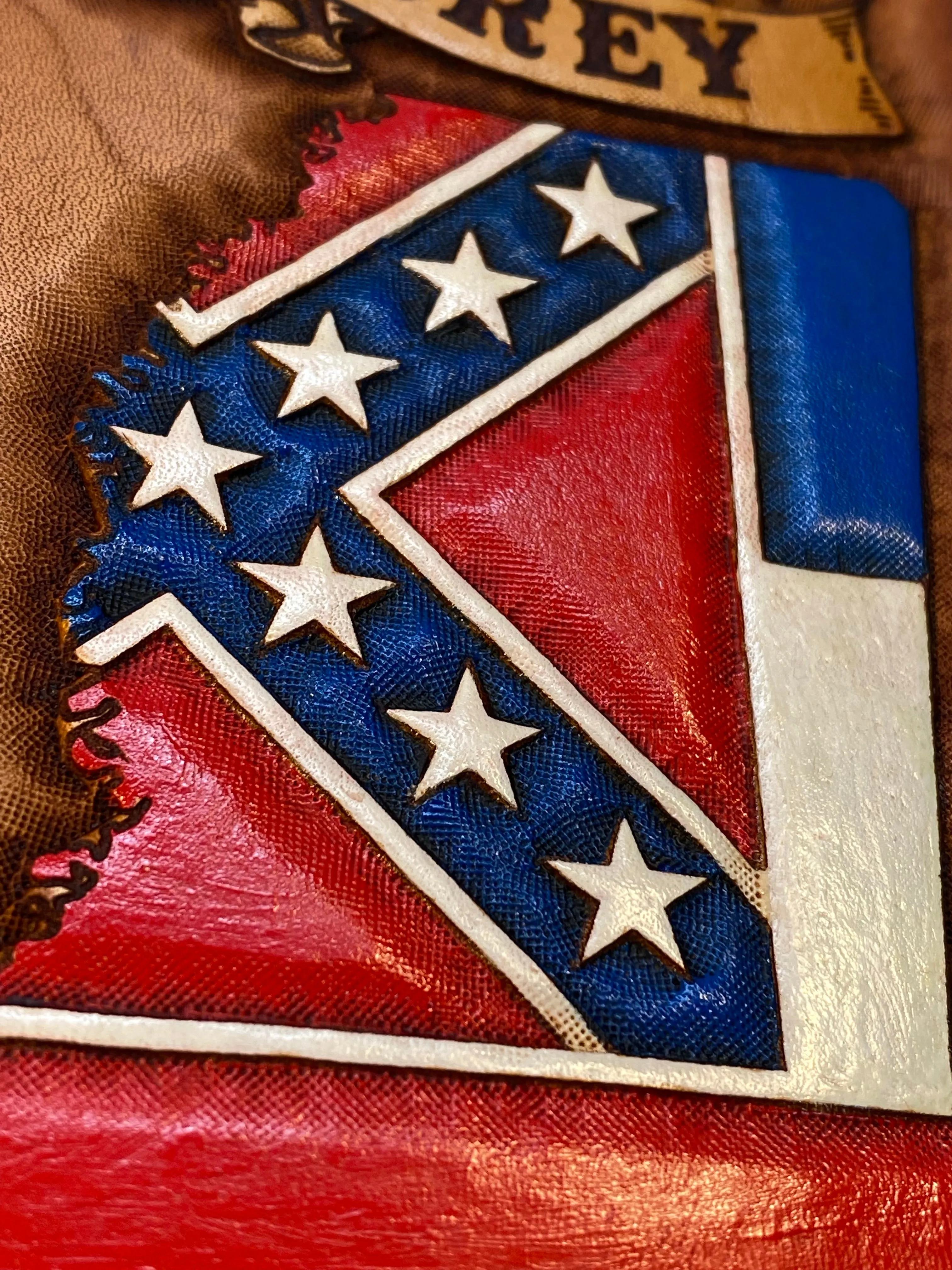 Custom Leather Tally Book (Hand-Tooled in Color)