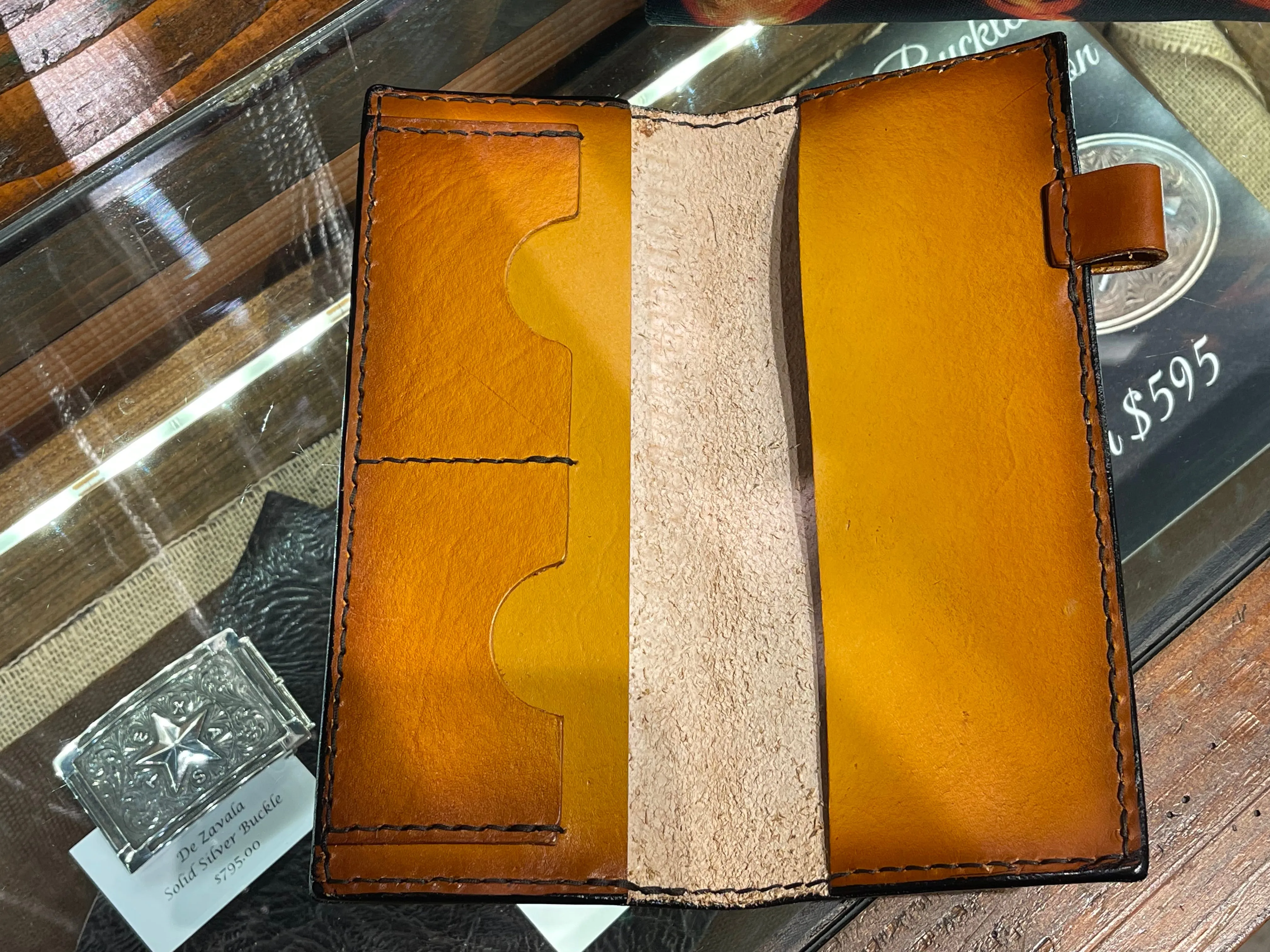 Custom Leather Tally Book (Hand-Tooled in Color)