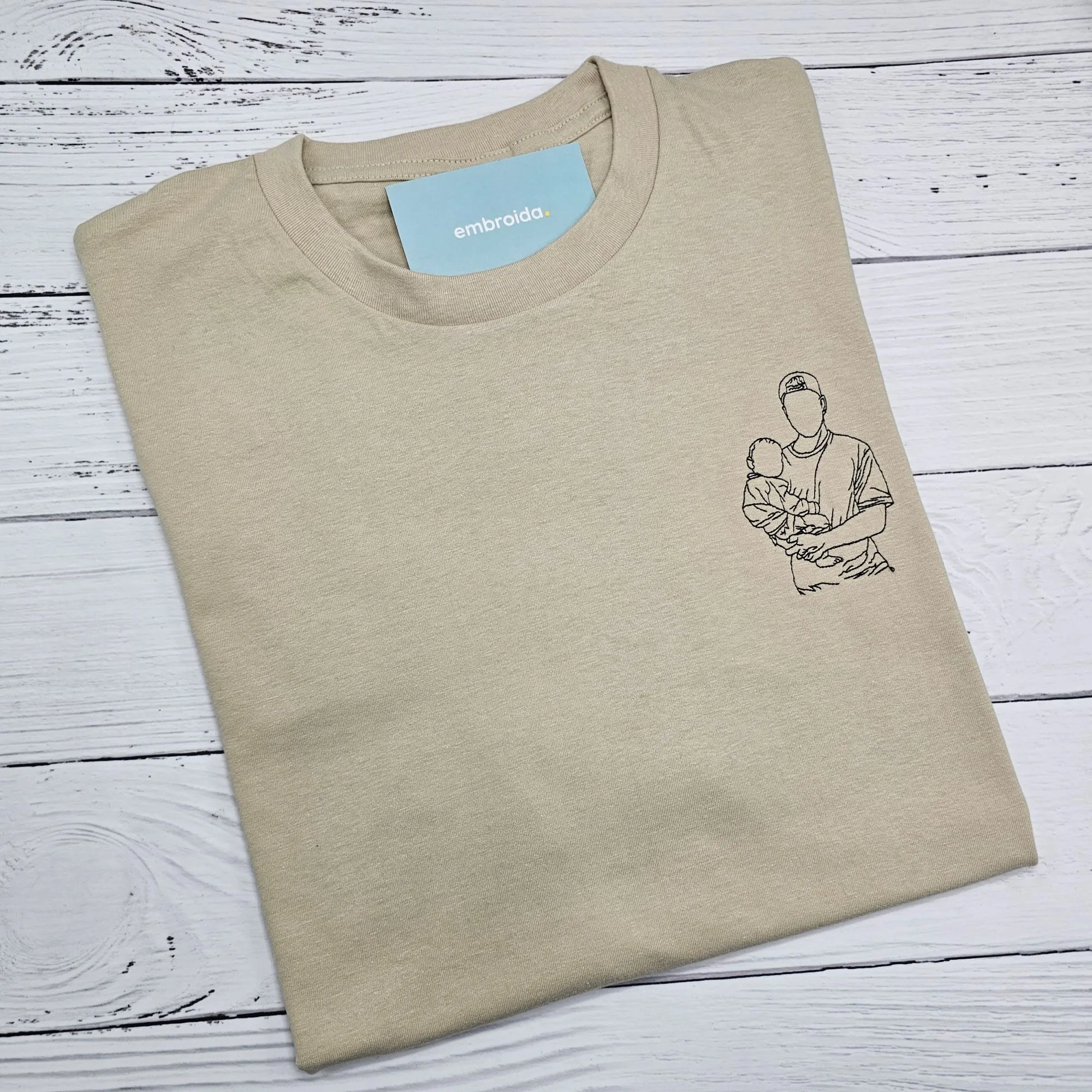 Custom Line Drawing Embroidered Sweatshirts