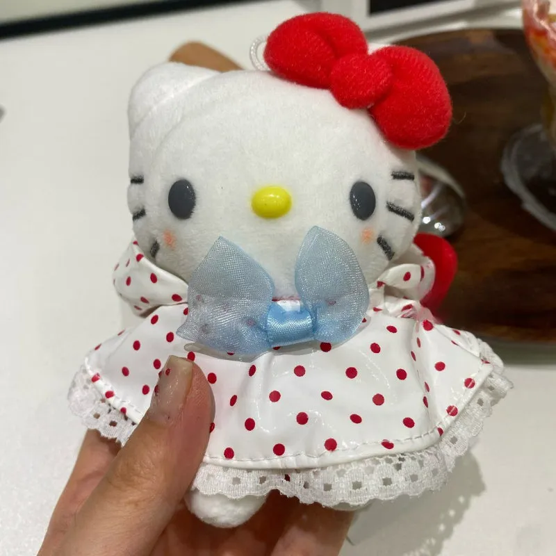 Cute Raincoat Kitty Pendant Plush Doll KI545