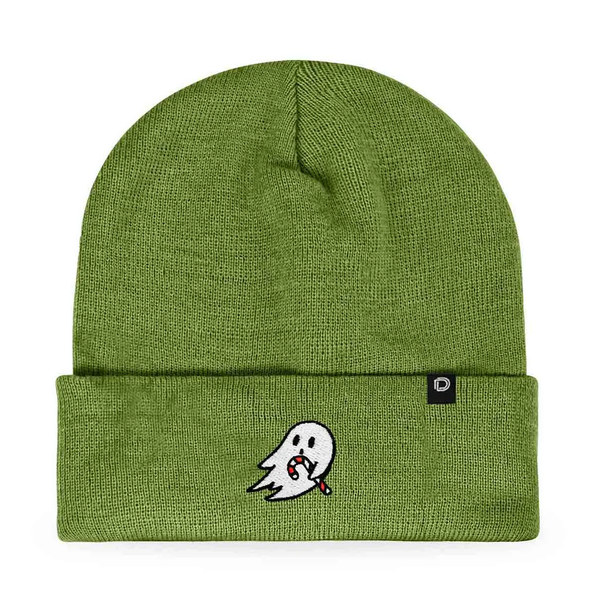 Dalix Candy Cane Ghost Beanie