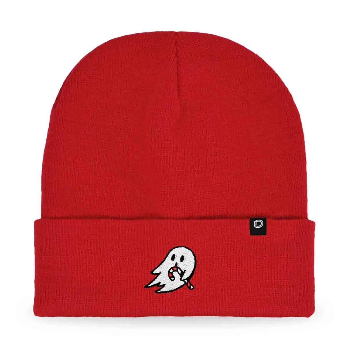 Dalix Candy Cane Ghost Beanie