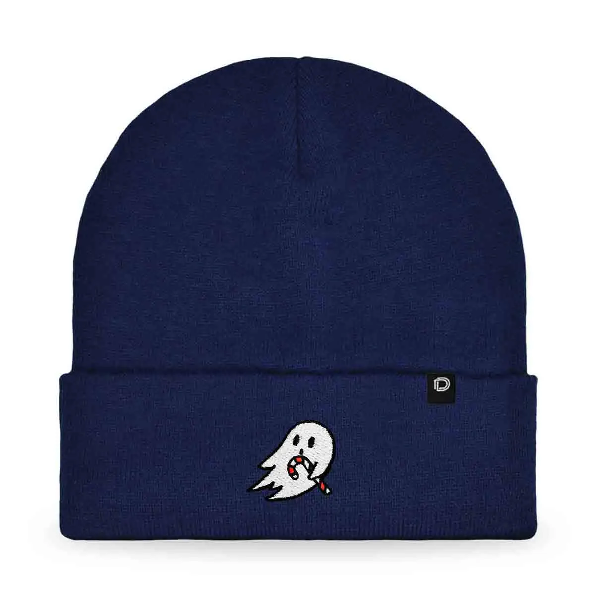 Dalix Candy Cane Ghost Beanie