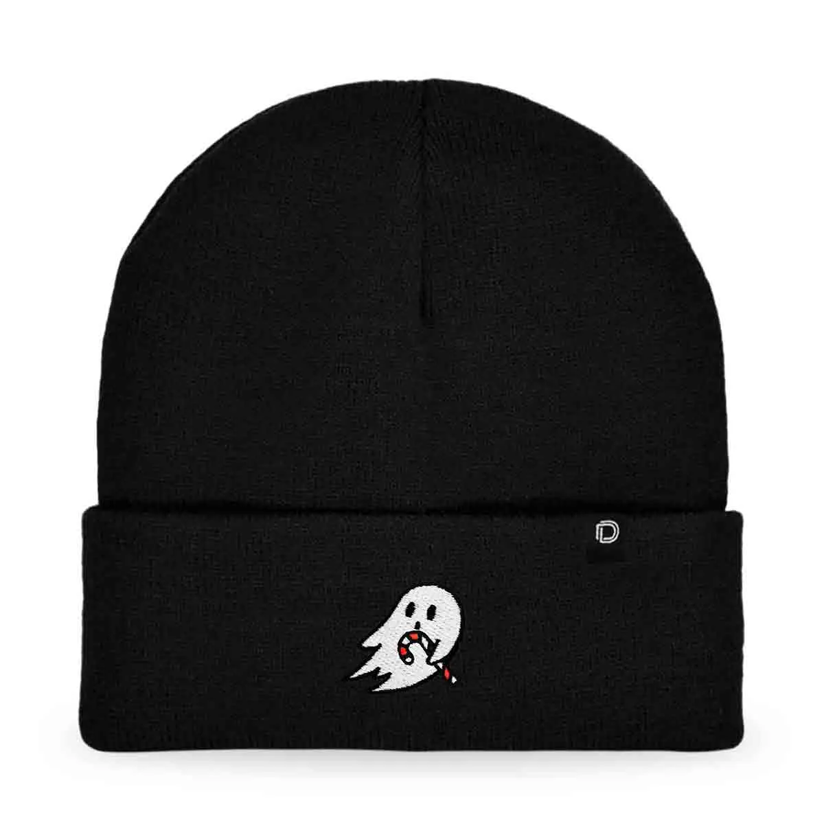 Dalix Candy Cane Ghost Beanie