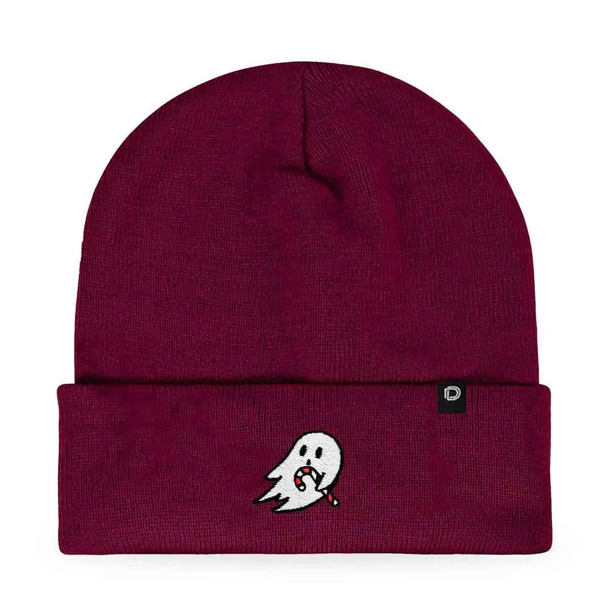 Dalix Candy Cane Ghost Beanie