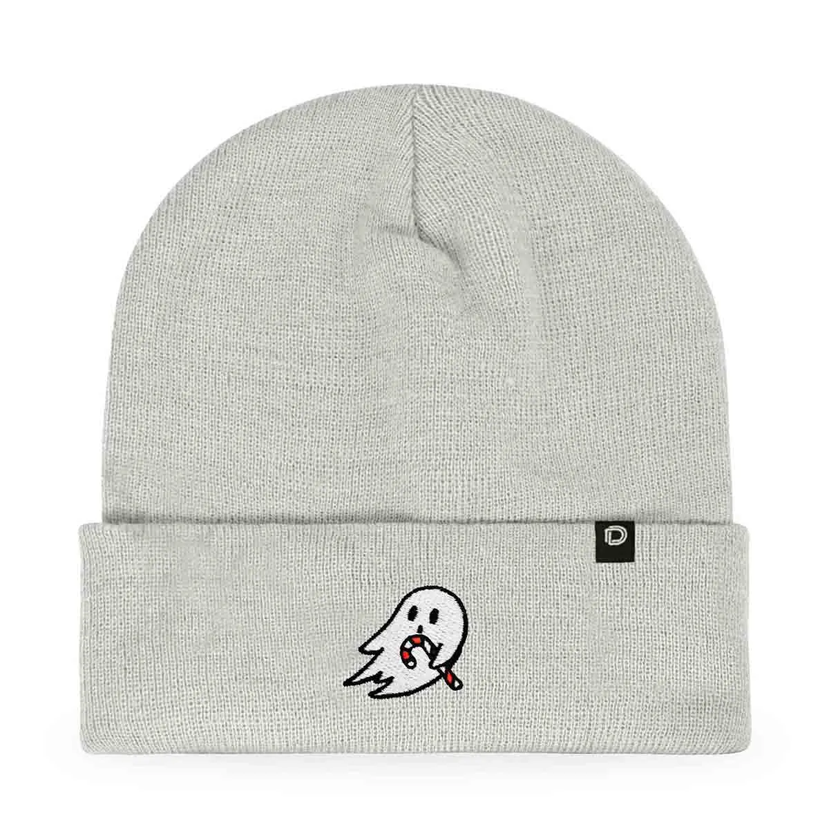 Dalix Candy Cane Ghost Beanie