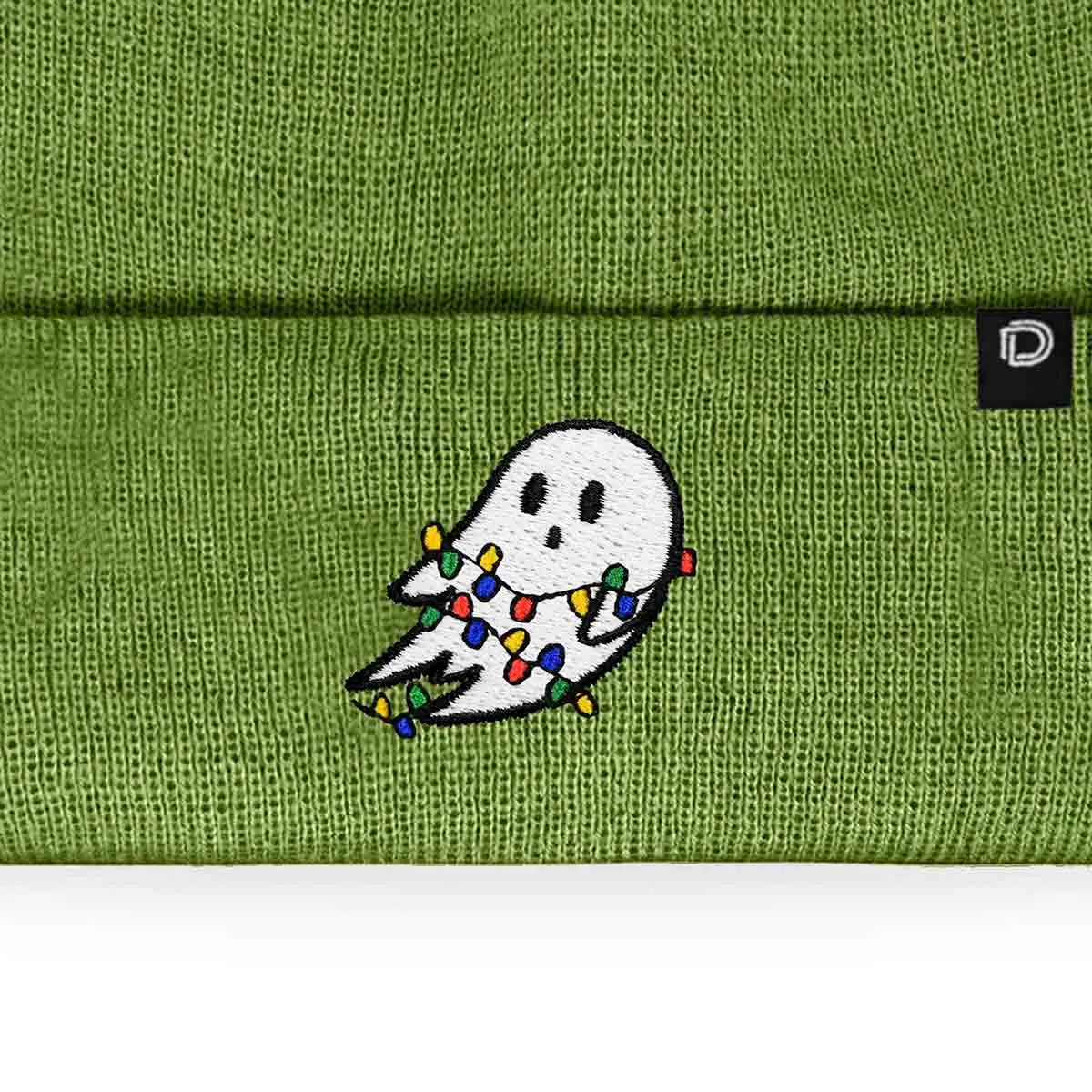 Dalix Christmas Lights Ghost Beanie