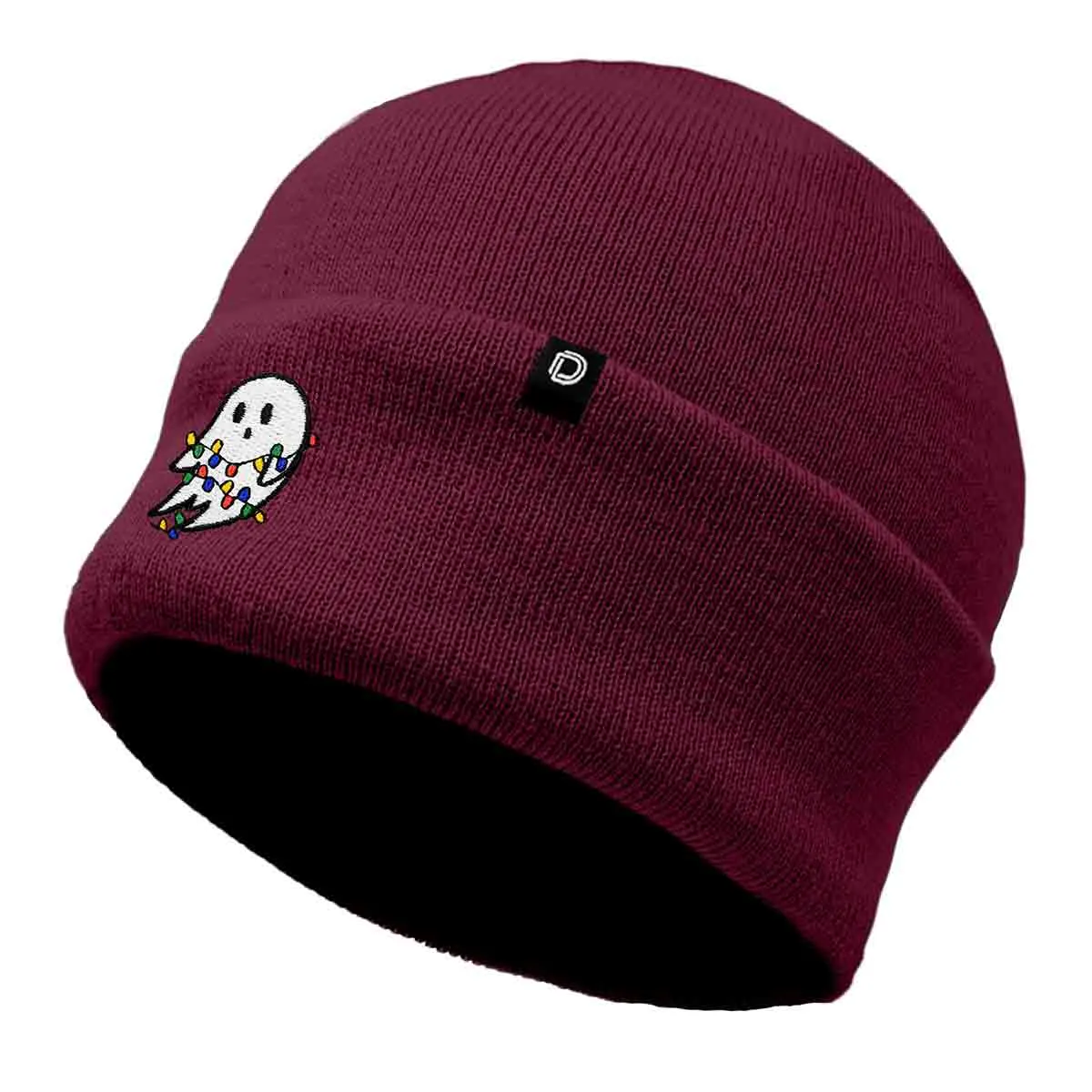 Dalix Christmas Lights Ghost Beanie