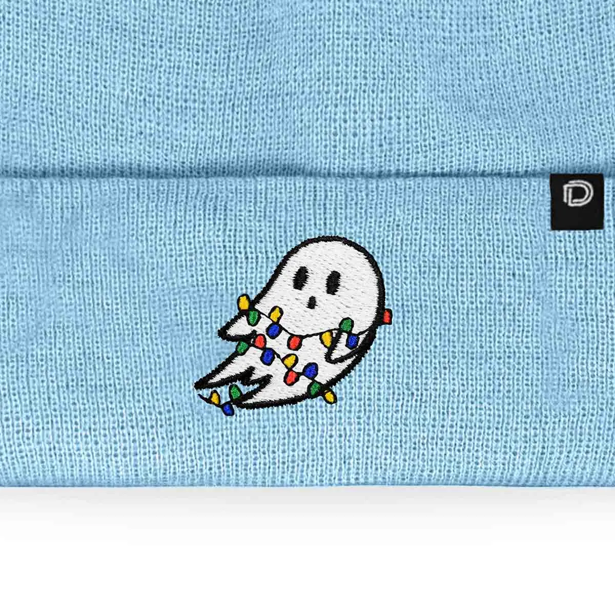 Dalix Christmas Lights Ghost Beanie